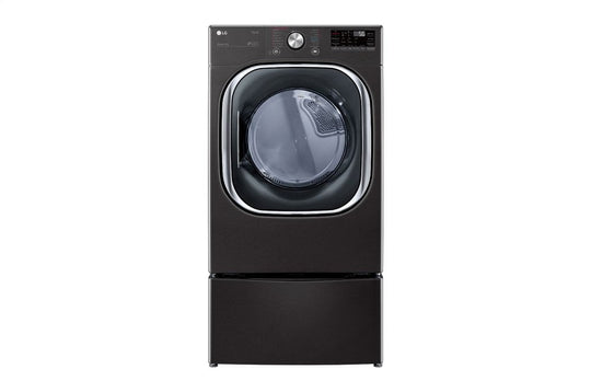 Lg DLGX4501B 7.4 Cu. Ft. Ultra Large Capacity Smart Wi-Fi Enabled Front Load Gas Dryer With Turbosteam™ And Built-In Intelligence