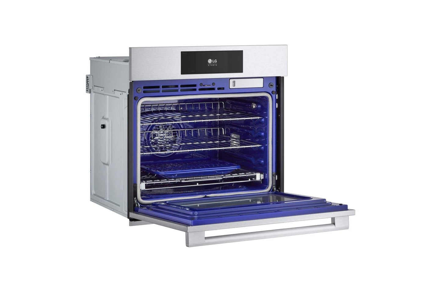 Lg WSES4728F Lg Studio 4.7 Cu. Ft. Smart Instaview® Electric Single Built-In Wall Oven With Air Fry & Steam Sous Vide