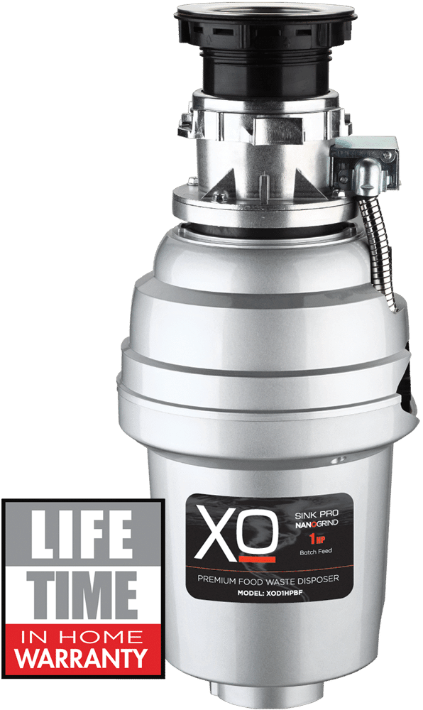 Xo Appliance XOD1HPBF 1 Hp Twist Lock Mount, Batch Feed Disposal