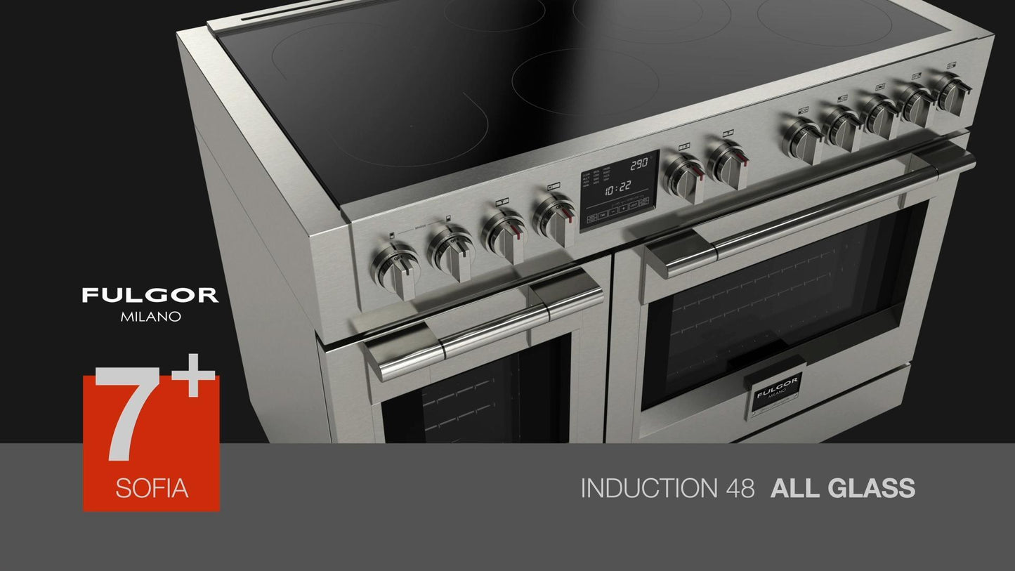 Fulgor Milano F6PIR487S1 Sofia 48 Pro Induction Range - All Glass