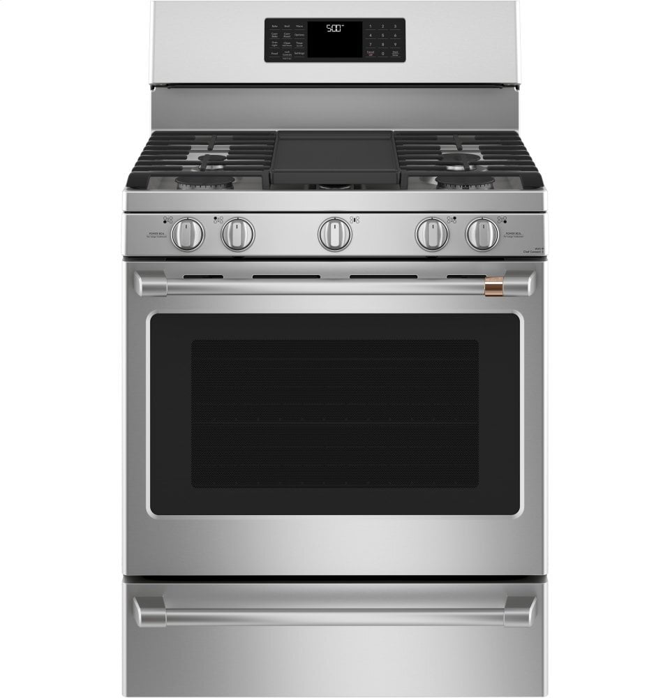 Cafe CGB500P2MS1 Café 30" Smart Free-Standing Gas Range With Convection