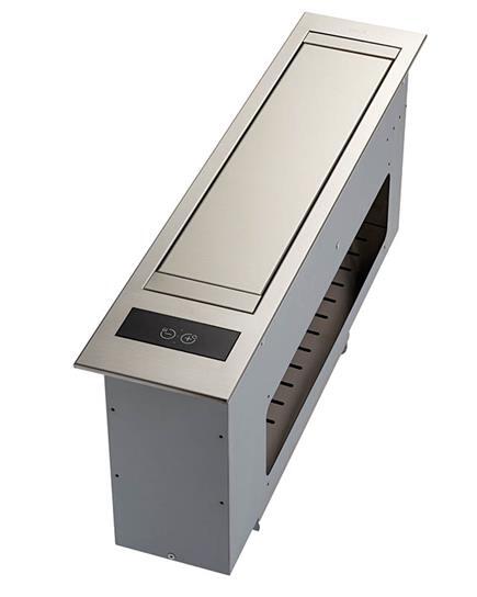 Best Range Hoods DC54MSB Slot 21-Inch Stainless Steel Downdraft Built-In Kitchen Ventilation 300 Max Cfm To 650 Max Cfm