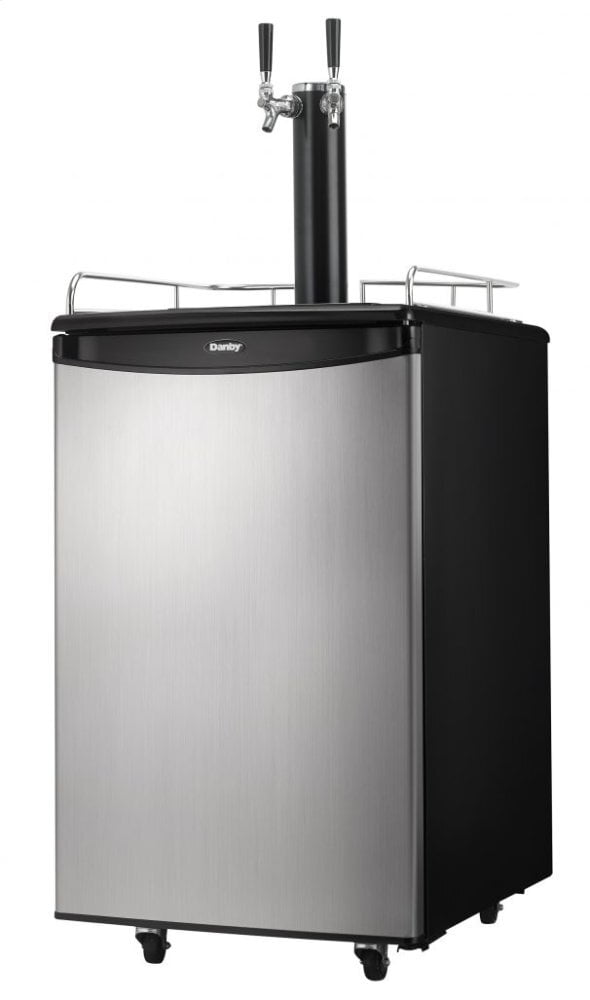 Danby DKC054A1BSL2DB Danby 5.4 Cu. Ft. Dual-Tap Kegerator