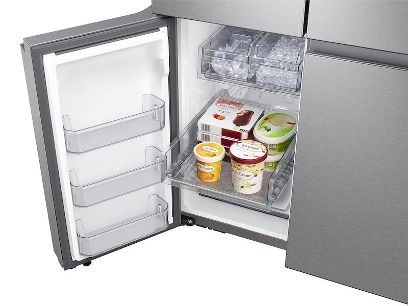 Samsung RF23A9771SR 23 Cu. Ft. Smart Counter Depth 4-Door Flex™ Refrigerator With Family Hub™ And Beverage Center In Stainless Steel