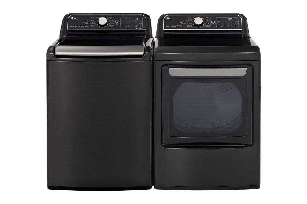 Lg DLEX7900BE 7.3 Cu.Ft. Smart Wi-Fi Enabled Electric Dryer With Turbosteam&#8482;