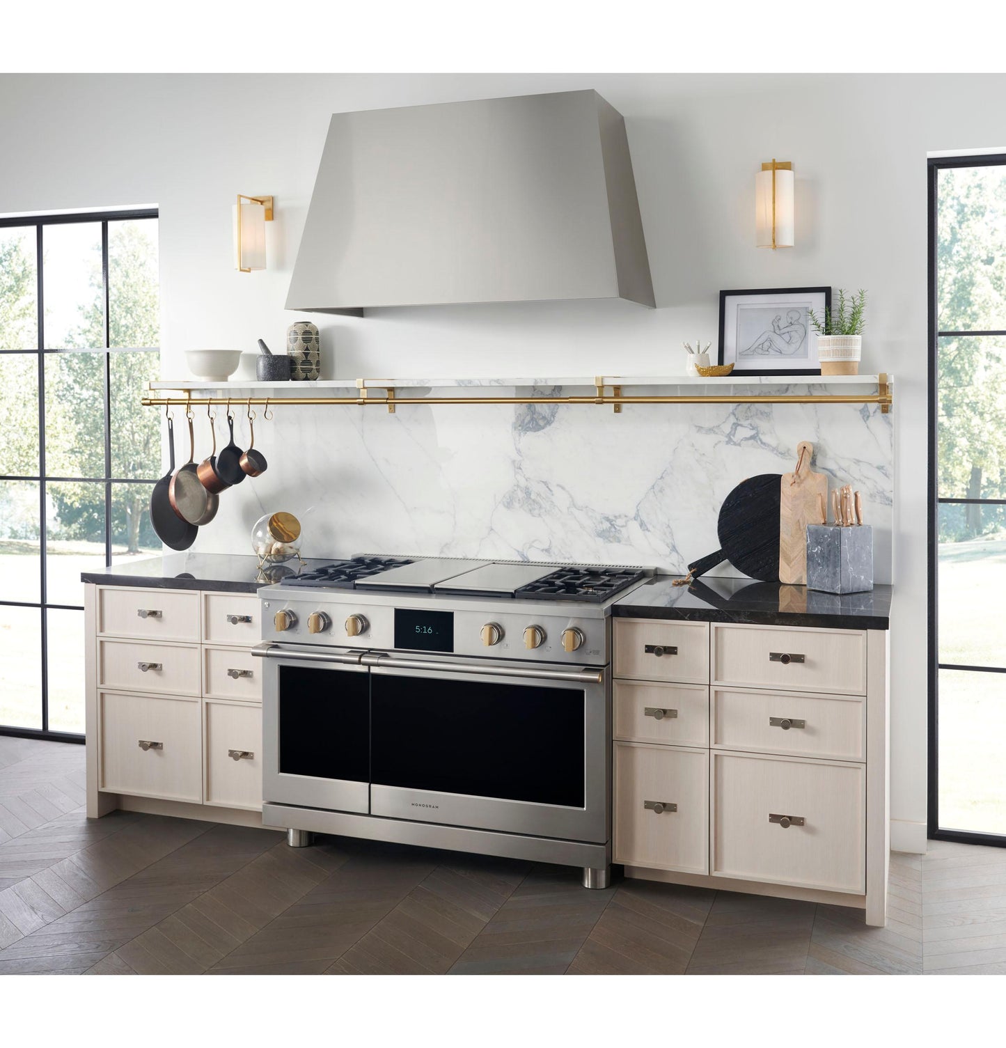 Monogram ZVC48STSS Monogram 48" Custom Stainless Steel Hood Insert Sold Separately