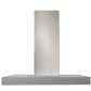 Best Range Hoods WCB3I30SBS Ispira 30-In. 650 Max Cfm Stainless Steel Chimney Range Hood With Purled™ Light System And Brushed Grey Glass
