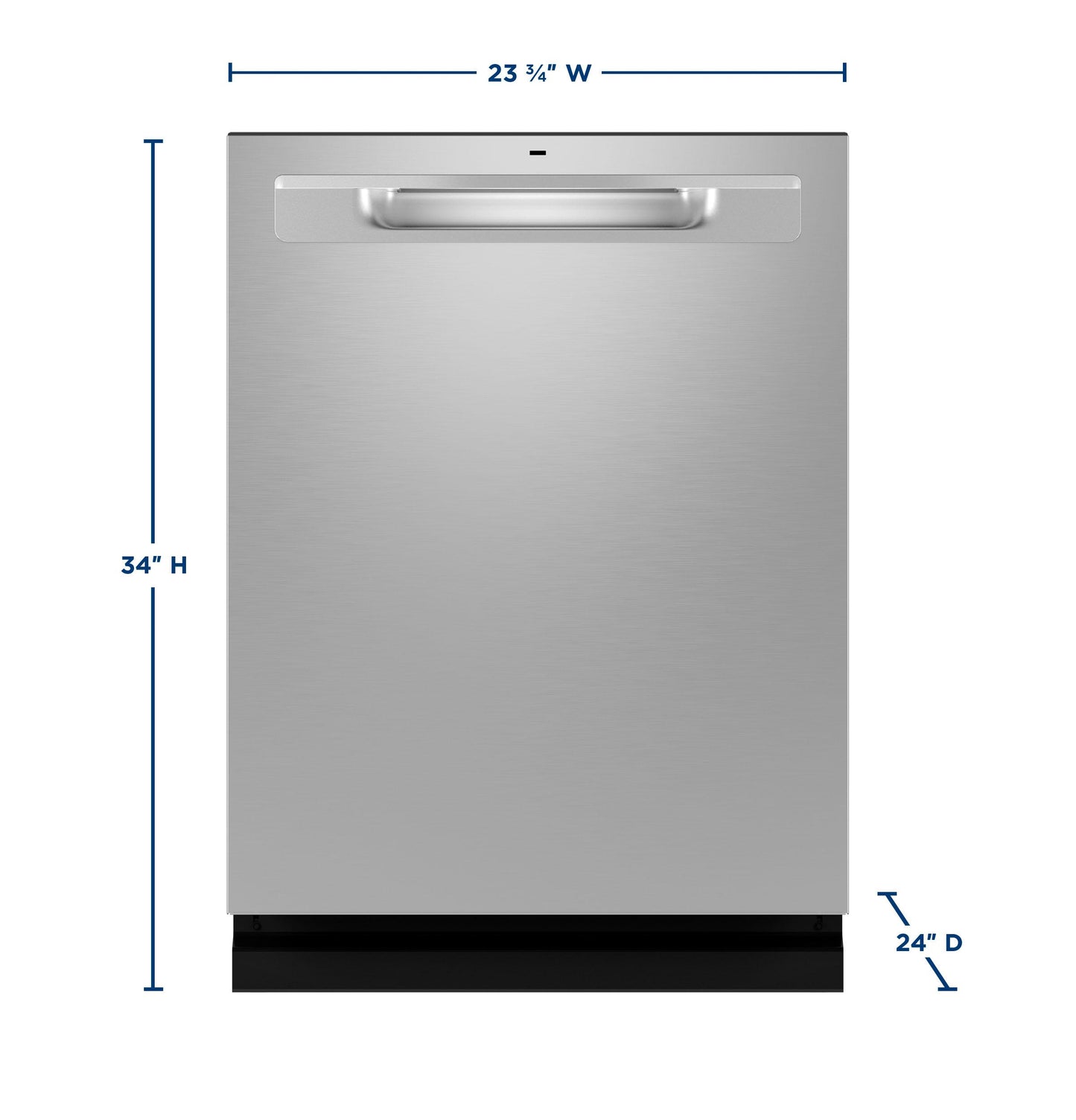 Ge Appliances GDP670SYVFS Ge® Fingerprint Resistant Top Control With Stainless Steel Interior Dishwasher With Sanitize Cycle