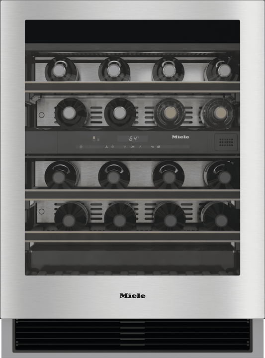 Miele KWT6322UG STAINLESS STEEL  Kwt 6322 Ug - Built-Under Wine Storage Unit With Flexiframe And Push2Open For Greater Versatility And Top-Quality Design.