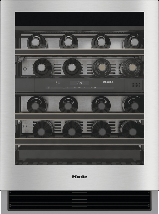 Miele KWT6322UG STAINLESS STEEL  Kwt 6322 Ug - Built-Under Wine Storage Unit With Flexiframe And Push2Open For Greater Versatility And Top-Quality Design.