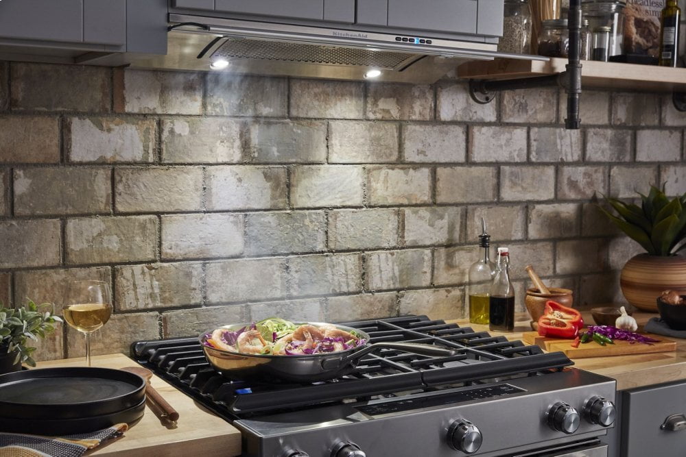 Kitchenaid KXU2830JSS 30" Slide-Out Hood - Heritage Stainless Steel