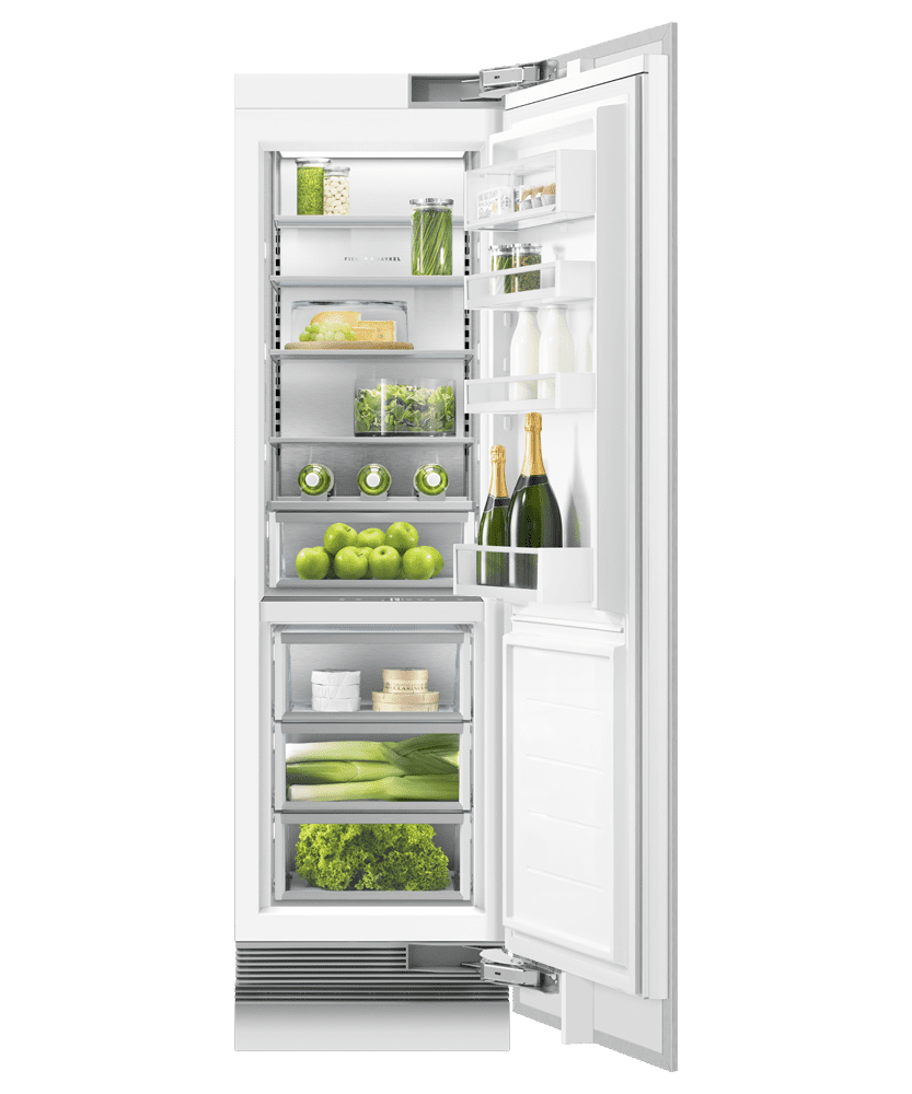 Fisher & Paykel RS2484SRHK1 Integrated Column Refrigerator, 24", Water