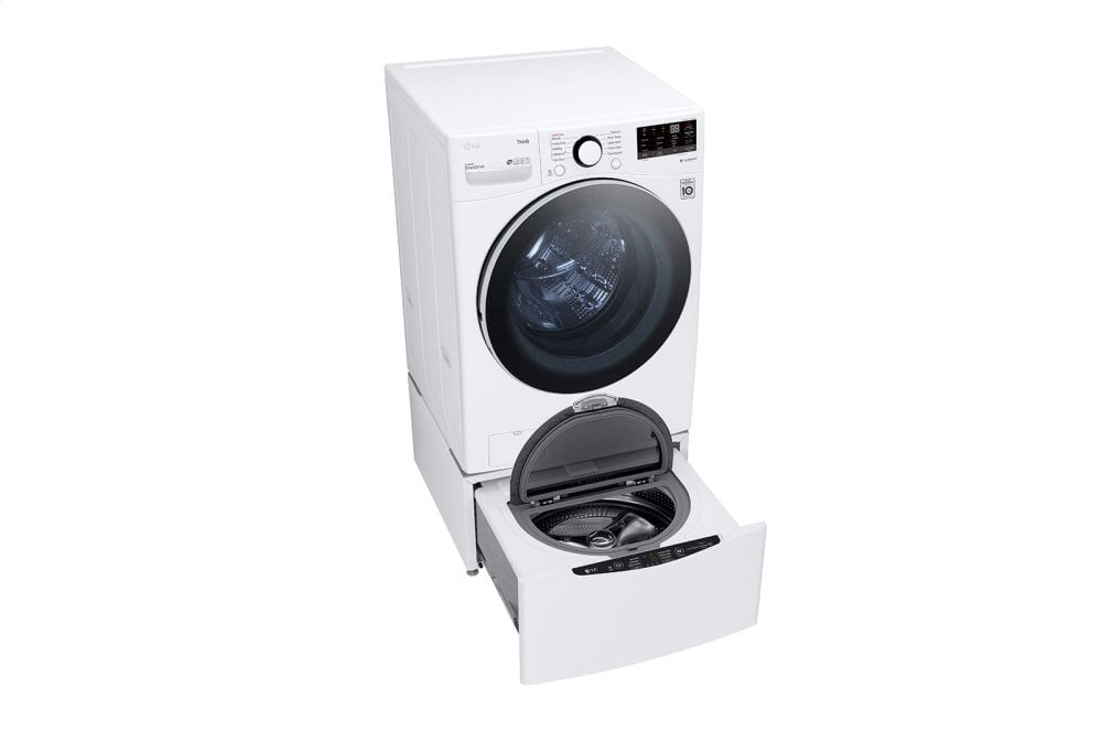 Lg WM3600HWA 4.5 Cu. Ft. Ultra Large Capacity Smart Wi-Fi Enabled Front Load Washer With Built-In Intelligence & Steam Technology