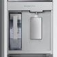 Samsung RF30BB69006M Bespoke 3-Door French Door Refrigerator (30 Cu. Ft.) - With Top Left And Family Hub™ Panel In White Glass - And Matte Grey Glass Bottom Door Panel