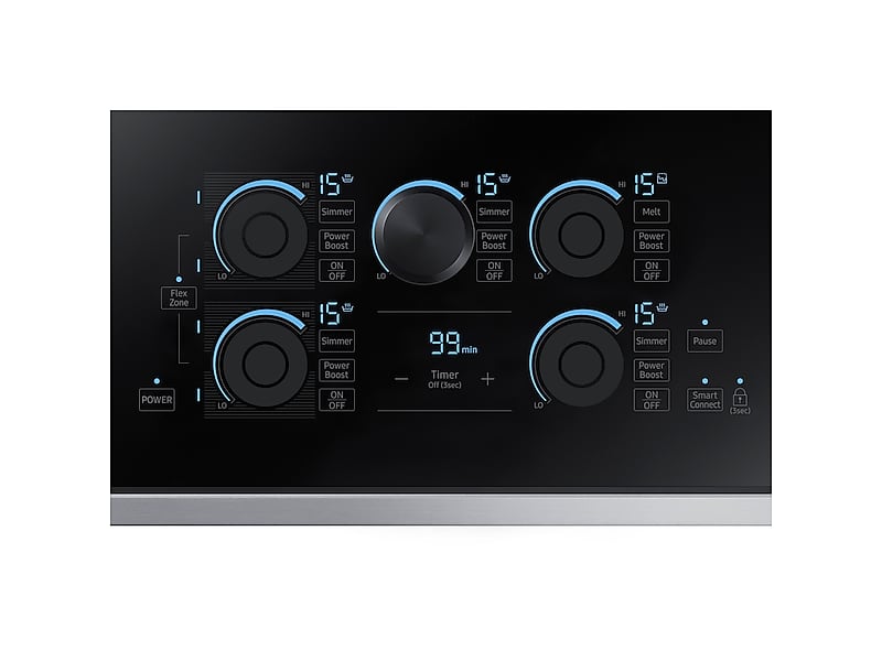 Samsung NZ36K7880US 36" Induction Cooktop In Stainless Steel