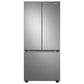 Samsung RF22A4121SR 22 Cu. Ft. Smart 3-Door French Door Refrigerator In Stainless Steel