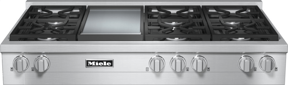 Miele KMR13561GCLEANSTEEL Kmr 1356-1 G - Rangetop With 6 Burners And Griddle For Versatility And Performance