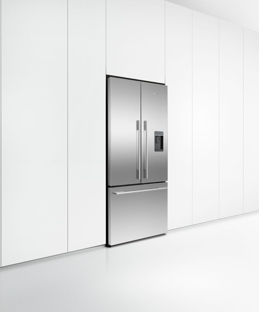 Fisher & Paykel RF201ADUSX5N Freestanding French Door Refrigerator Freezer, 36", 20.1 Cu Ft, Ice & Water