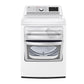 Lg DLGX7901WE 7.3 Cu. Ft. Ultra Large Capacity Smart Wi-Fi Enabled Rear Control Gas Dryer With Turbosteam™
