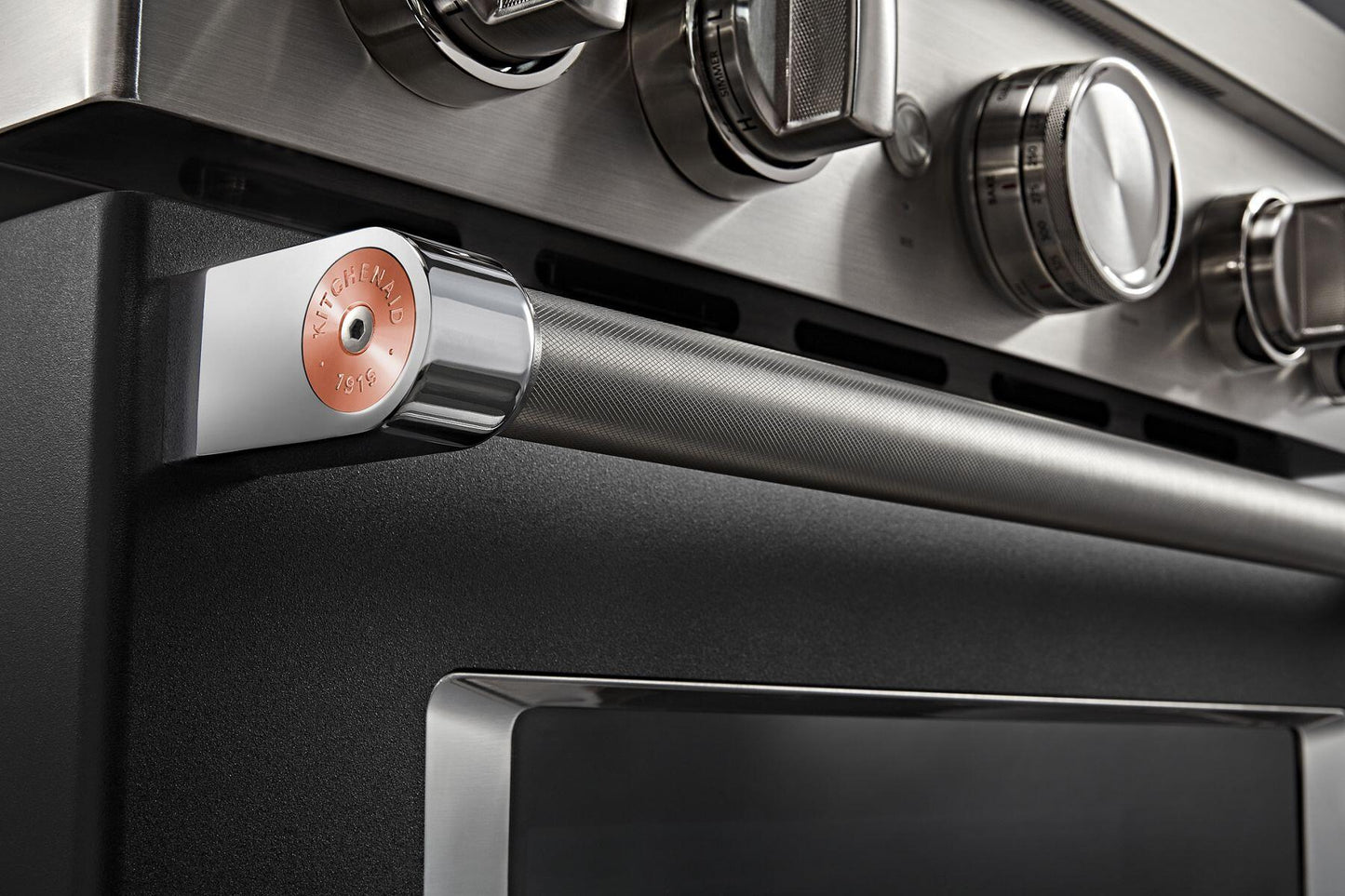 Kitchenaid W11368841CF Kitchenaid® Commercial-Style Range Handle Medallion Kit - Copper