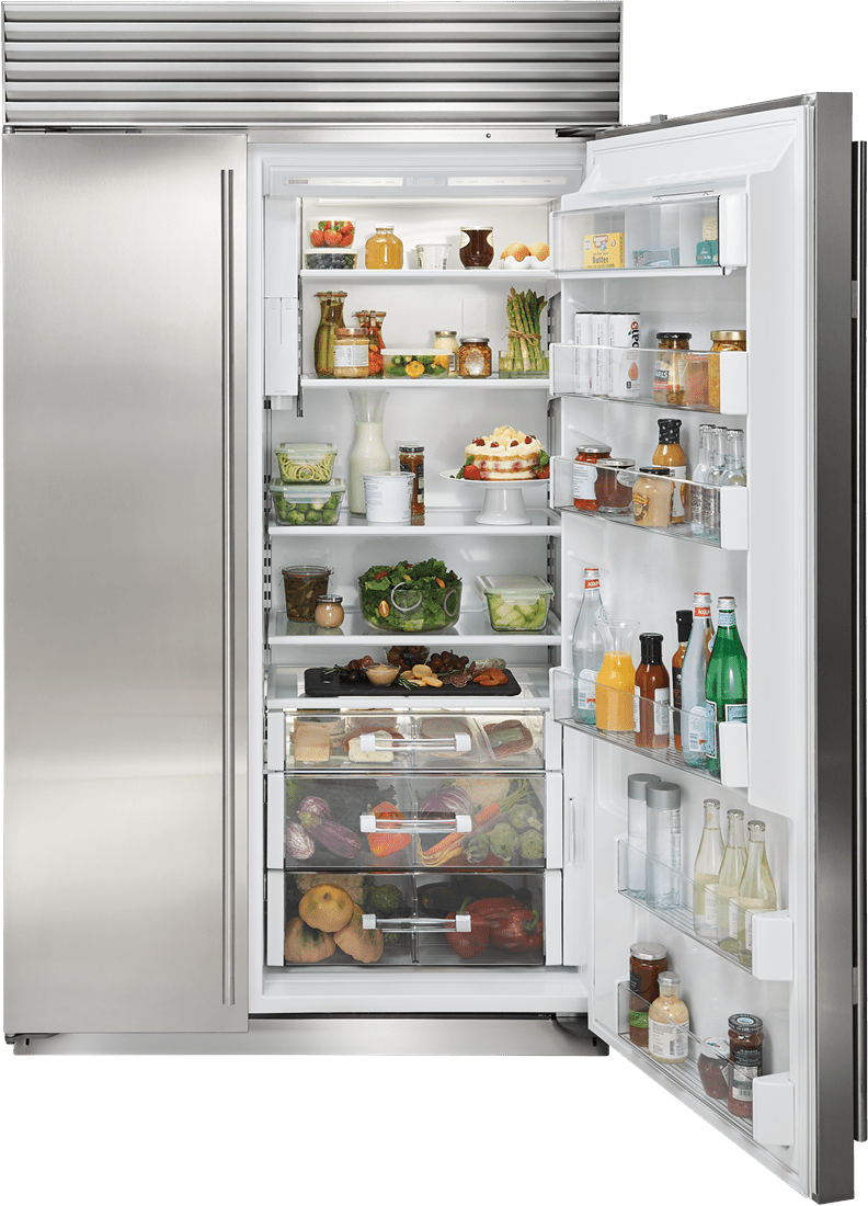 Sub-Zero BI48SIDSPH 48" Classic Side-By-Side Refrigerator/Freezer With Internal Dispenser