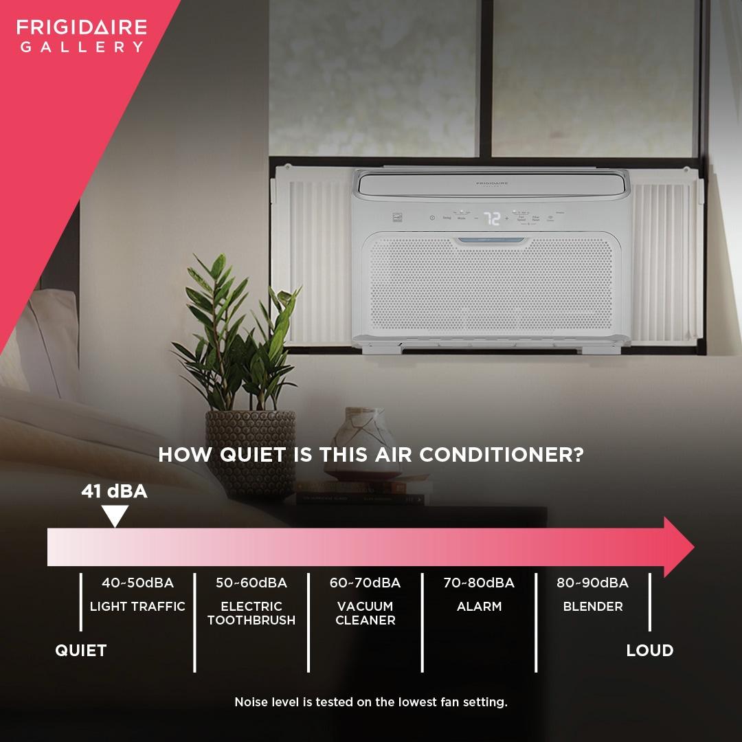 Frigidaire GHWQ083WC1 Frigidaire Gallery 8,000 Btu Inverter Quiet Temp Smart Room Air Conditioner