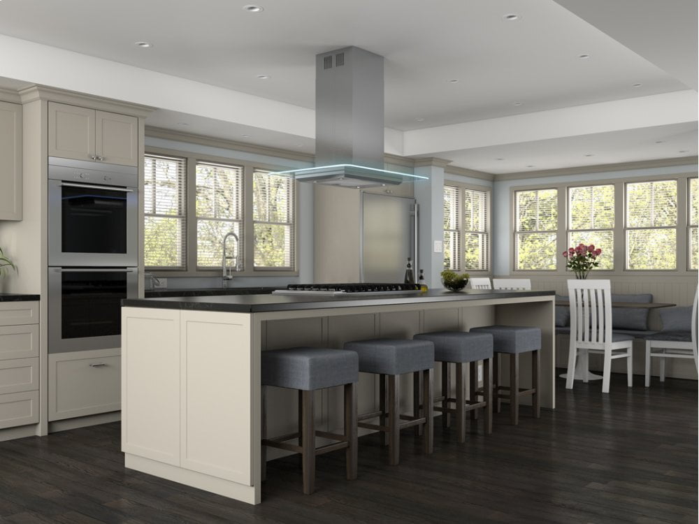 Zephyr ZVNE42AG 42" Verona Island Hood W/715Cfm Blower,5 Speed Levels,Act,Dcbl Supprsson