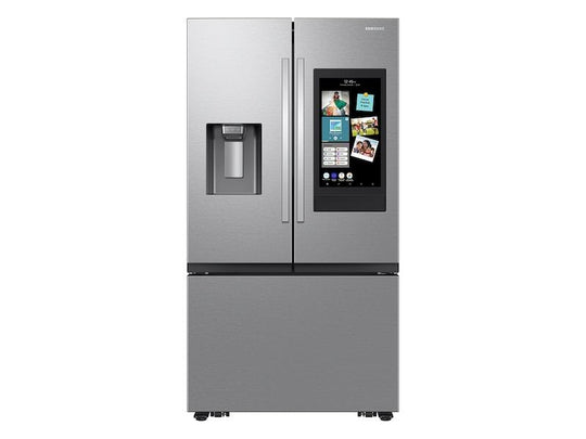Samsung RF27CG5900SR 25 Cu. Ft. Mega Capacity Counter Depth 3-Door French Door Refrigerator With Family Hub™ In Stainless Steel