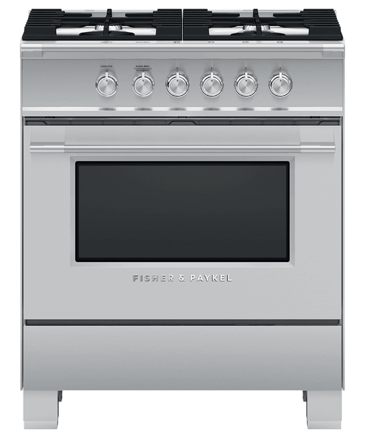 Fisher & Paykel OR30SCG4X1 Gas Range, 30", 4 Burners