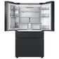 Samsung RF23BB89008M Bespoke 4-Door French Door Refrigerator (23 Cu. Ft.) - With Top Left And Family Hub™ Panel In Charcoal Glass - And Matte Black Steel Middle And Bottom Panels