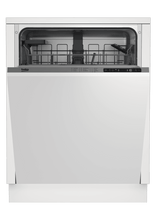 Beko DIT25401 Tall Tub Dishwasher, 14 Place Settings, 48 Dba, Fully Integrated Panel Ready