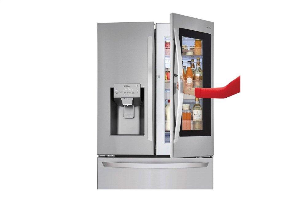 Lg LMXS28596S 28 Cu. Ft. Smart Wi-Fi Enabled Instaview™ Door-In-Door® Refrigerator