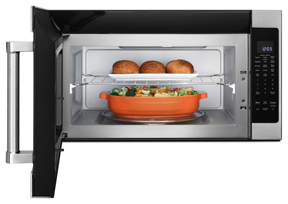Kitchenaid KMHS120ESS 1000-Watt Microwave With 7 Sensor Functions - 30" - Stainless Steel