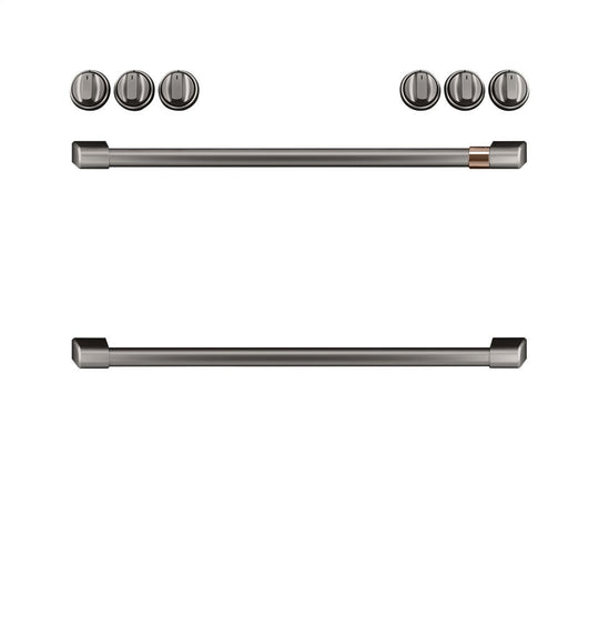 Cafe CXFCGHKPMBT Café Front Control Gas Knobs And Handles - Brushed Black