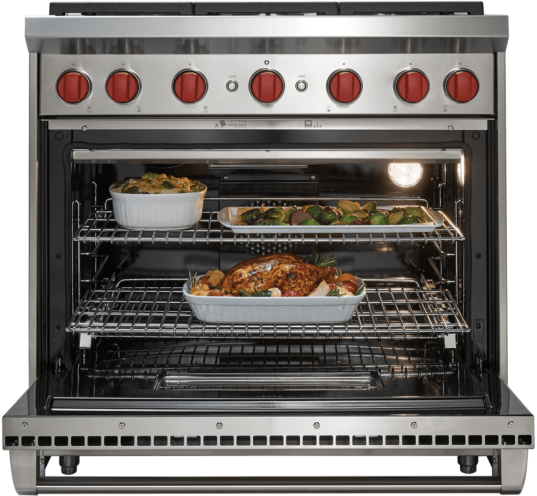 Wolf GR366 36" Gas Range - 6 Burners