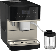 Miele CM6360 MILK PERFECTION BLACK  Countertop Coffee Machine With Wifi Conn@Ct, High-Quality Milk Container, And Many Specialty Coffees.