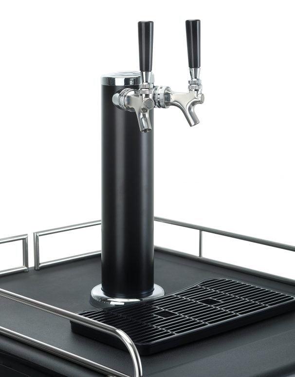 Danby DKC054A1BSL2DB Danby 5.4 Cu. Ft. Dual-Tap Kegerator