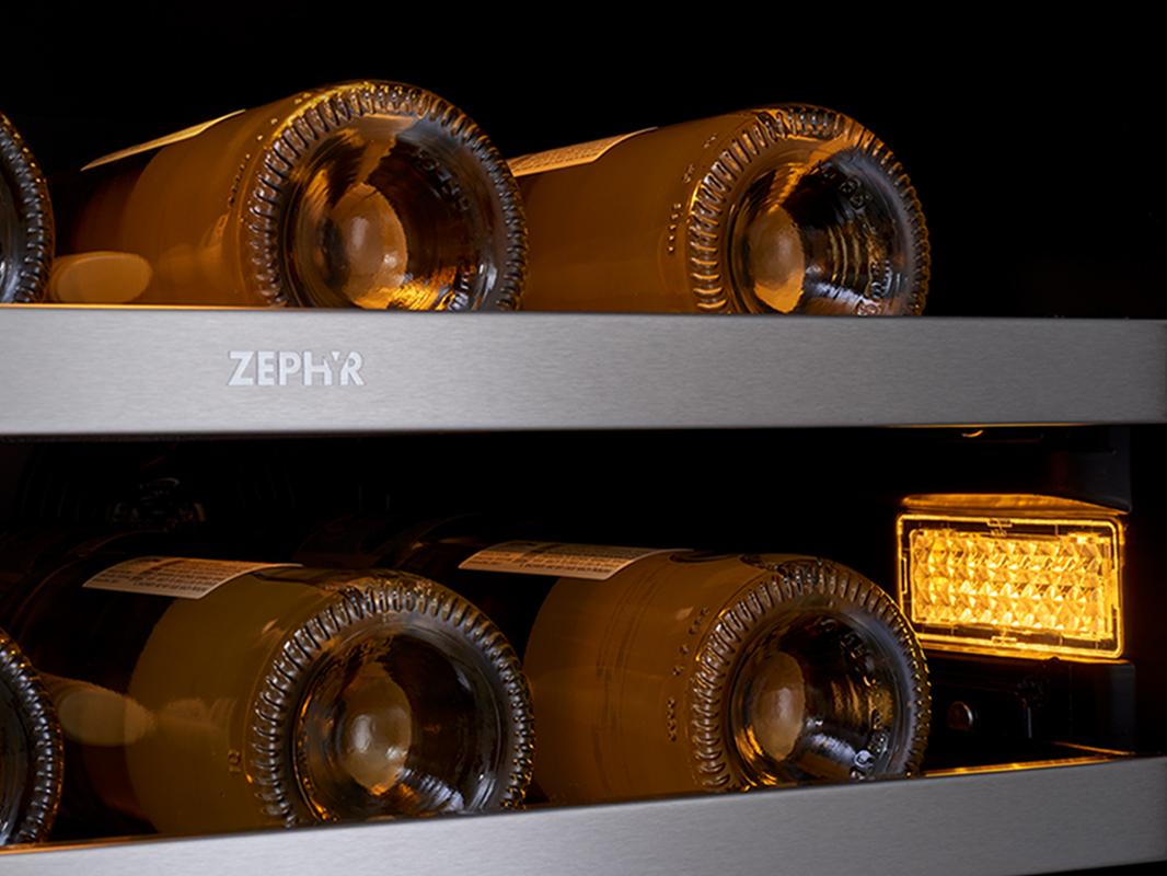 Zephyr PRPW24C02AG 24" Pro Dual Zone Wine Cooler