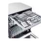 Lg LDFN4542S Front Control Dishwasher With Quadwash™