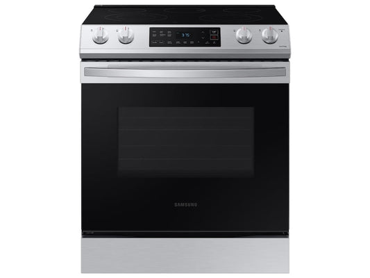 Samsung NE63T8111SS 6.3 Cu Ft. Front Control Slide-In Electric Range With Wi-Fi In Stainless Steel