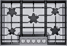 Thermador SGSXP305TS 30-Inch Masterpiece® Pedestal Star® Burner Gas Cooktop, Extralow® Select