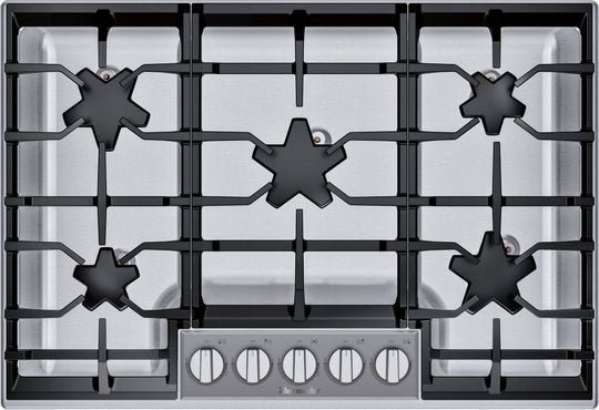 Thermador SGSXP305TS 30-Inch Masterpiece® Pedestal Star® Burner Gas Cooktop, Extralow® Select