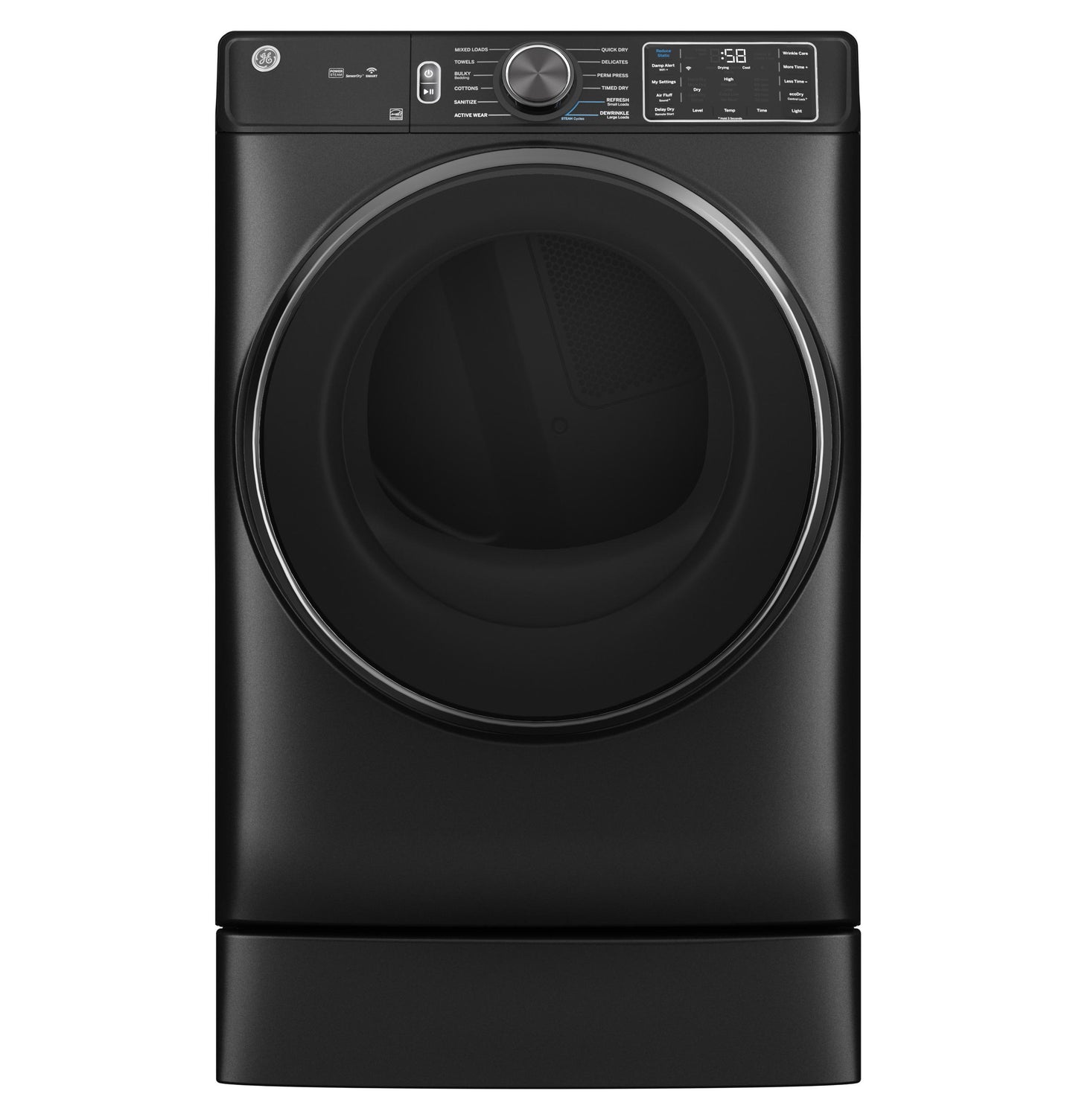 Ge Appliances GFD65ESPVDS Ge® 7.8 Cu. Ft. Capacity Smart Front Load Electric Dryer With Steam And Sanitize Cycle