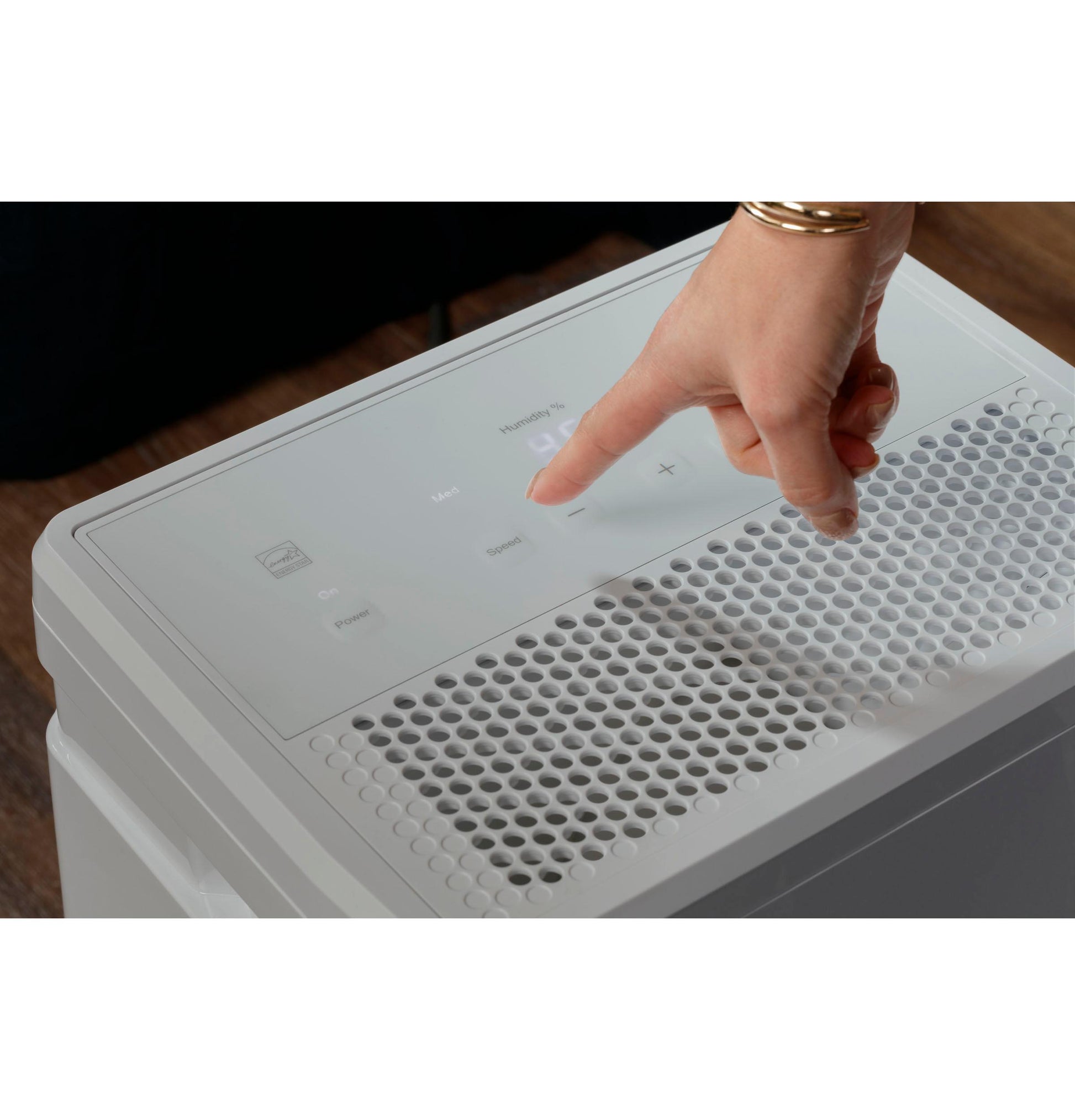 Ge Appliances ADHR50LB Ge® 50 Pint Energy Star® Portable Dehumidifier With Smart Dry For Wet Spaces