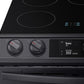 Samsung NE63T8951SG 6.3 Cu. Ft. Smart Slide-In Induction Range With Flex Duo™, Smart Dial & Air Fry In Black Stainless Steel