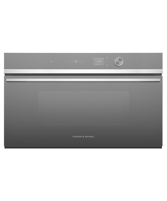 Fisher & Paykel OM30NDLX1 Convection Speed Oven, 30", 19 Function