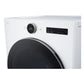 Lg DLEX5500W 7.4 Cu. Ft. Ultra Large Capacity Smart Front Load Electric Energy Star Dryer With Sensor Dry & Steam Technology