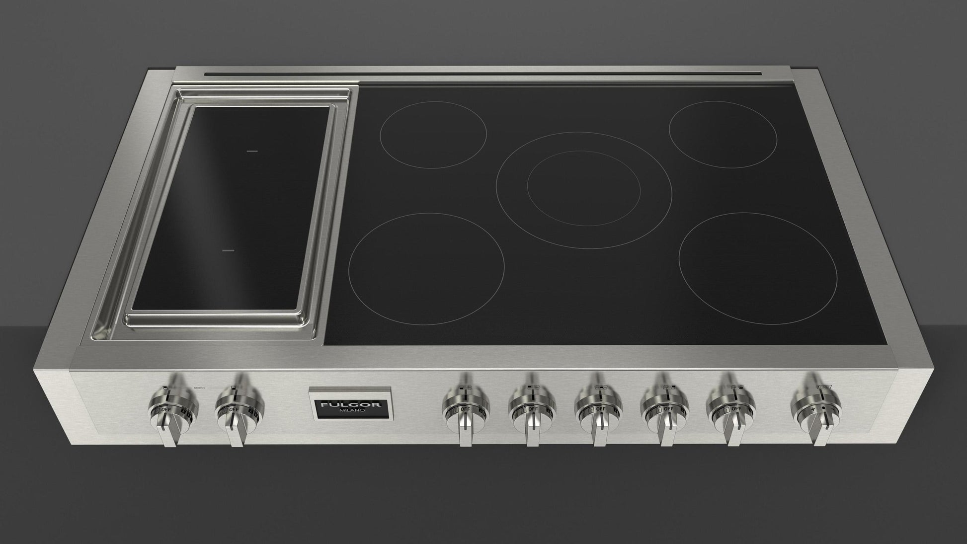 Fulgor Milano F6IRT485GS1 Sofia 48" Pro Induction Rangetop With Griddle