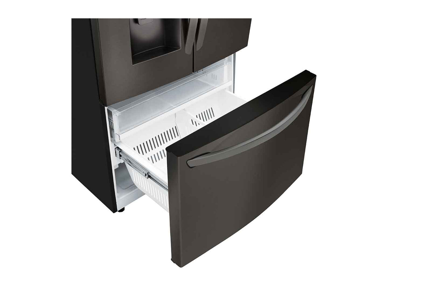 Lg LRFS28XBD 28 Cu.Ft 3 Door French Door, Standard Depth, Ice And Water With Single Ice