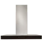 Best Range Hoods WCB3I36SBB Ispira 36-In. 650 Max Cfm Stainless Steel Chimney Range Hood With Purled™ Light System And Black Glass